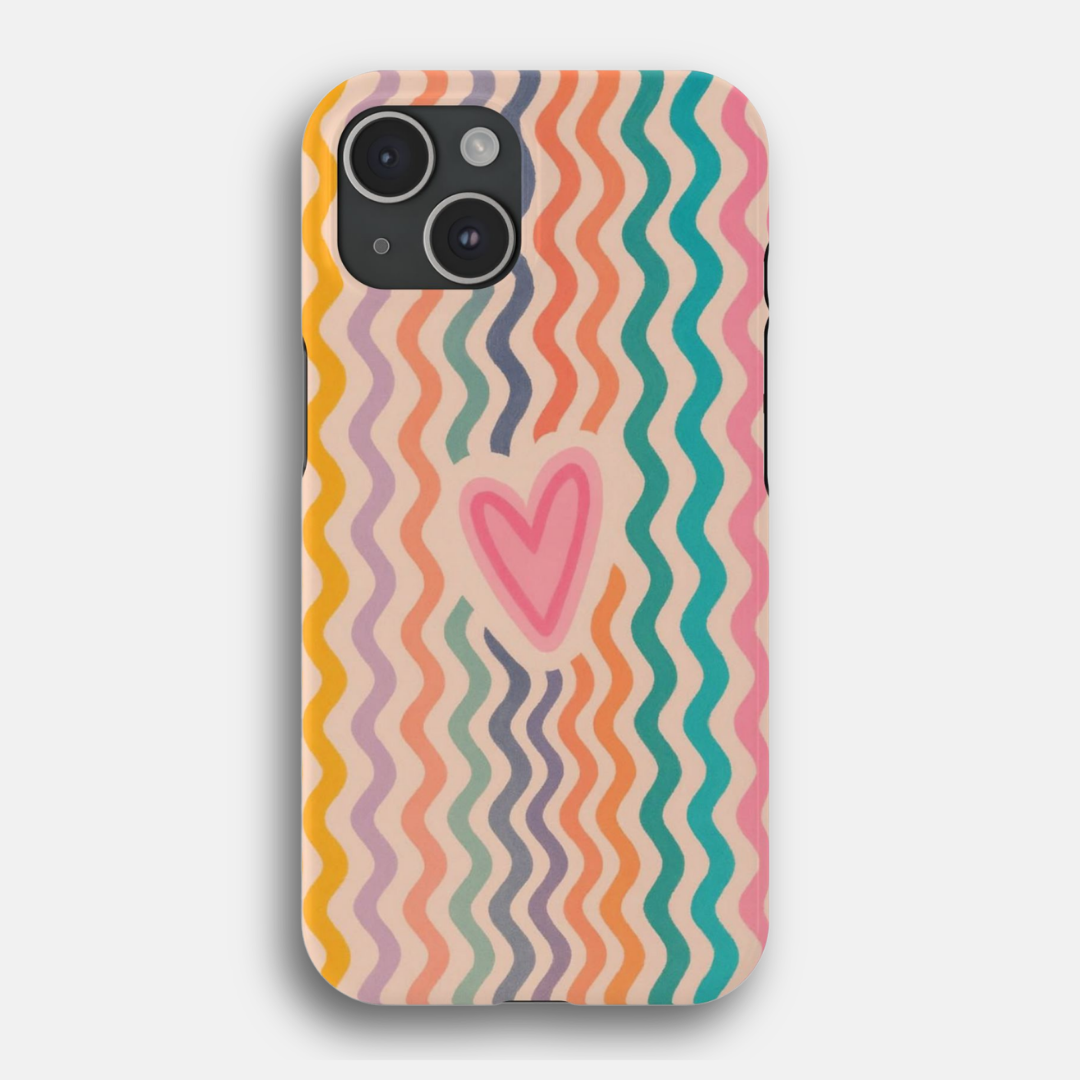 Retro Heart telefon kılıfı